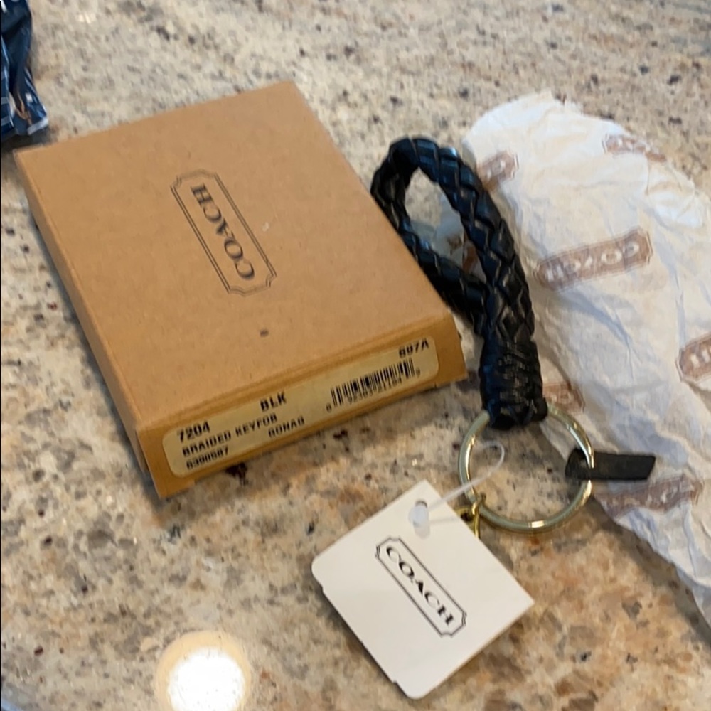 Black Coach keychain